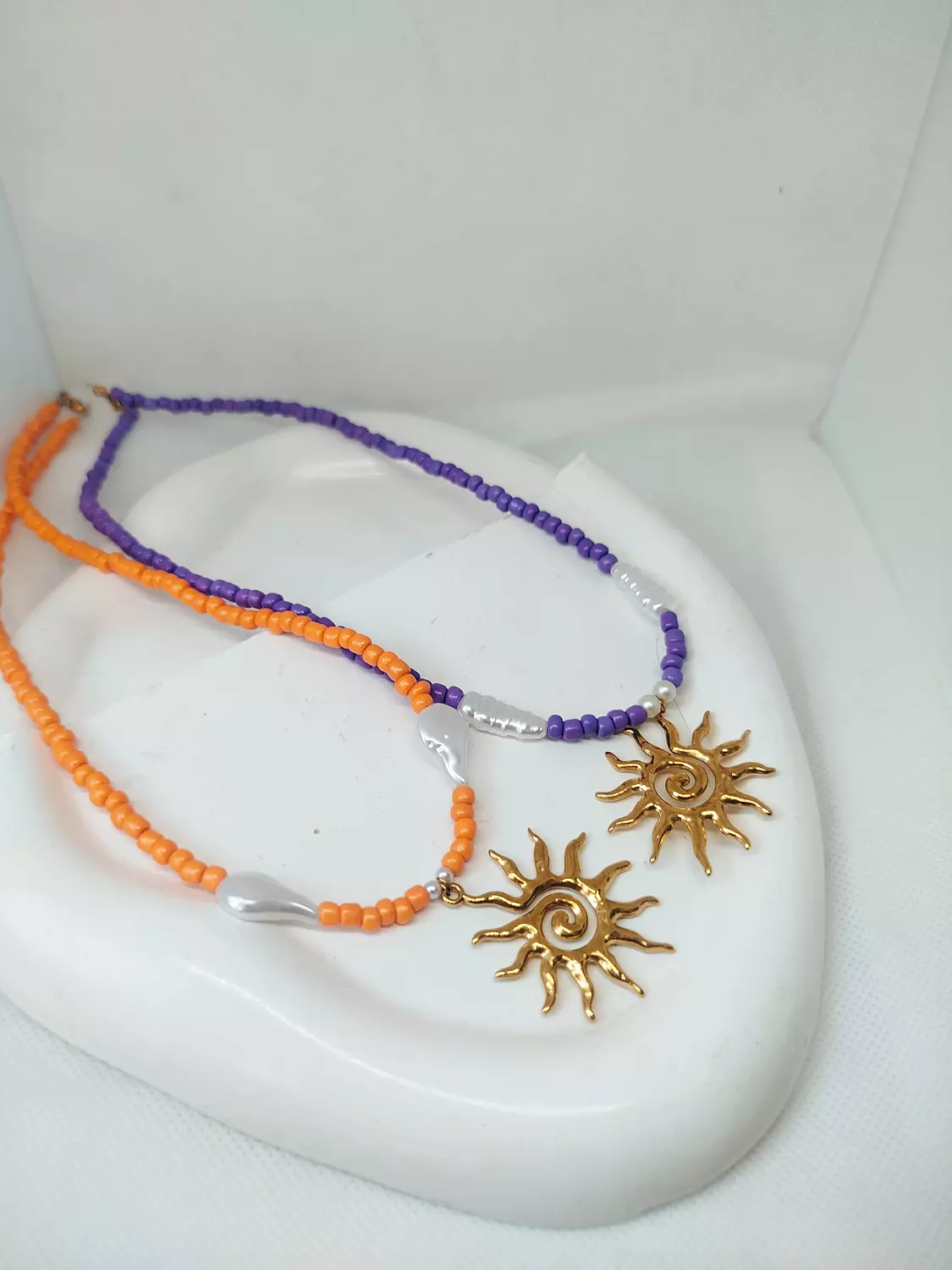 Chunky sun necklace  image