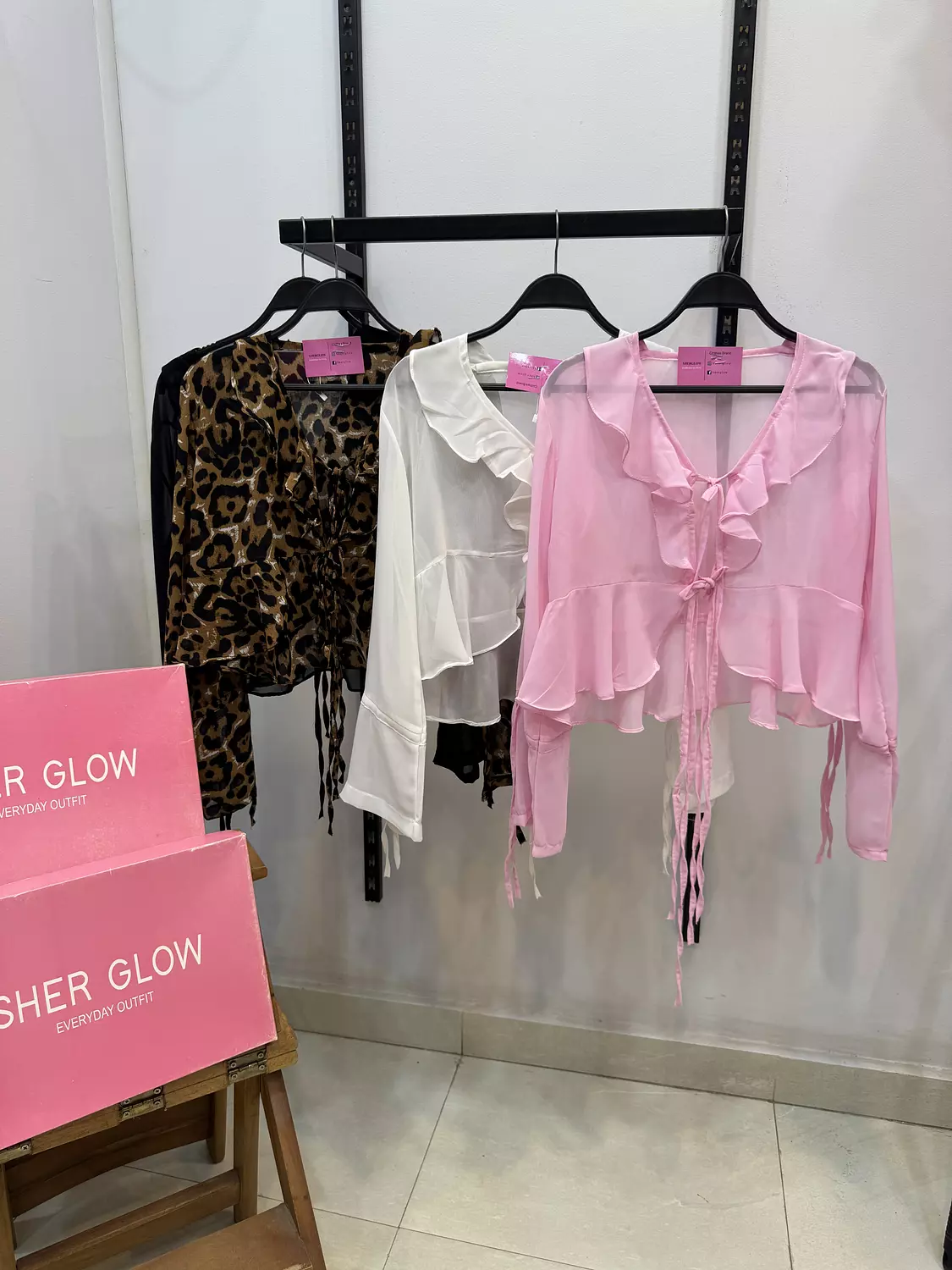 Raffled cutepie blouse image