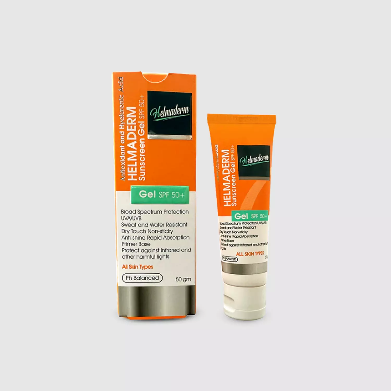HELMADERM SUNSCREEN GEL SPF+50-50GM, image