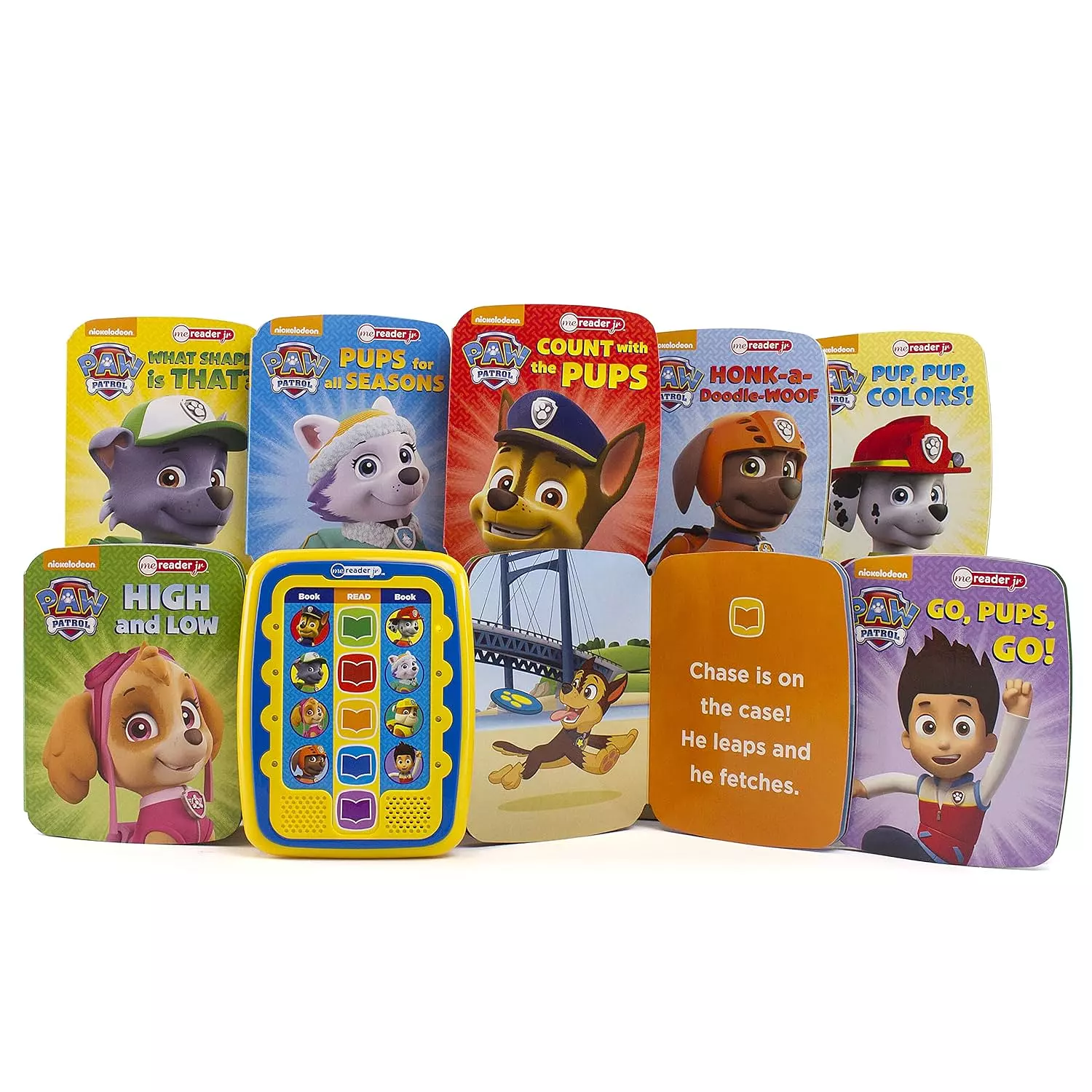 Nickelodeon PAW Patrol Chase, Skye, Marshall, and More! - Electronic Me Reader Jr. 8 Sound Book Library hover image