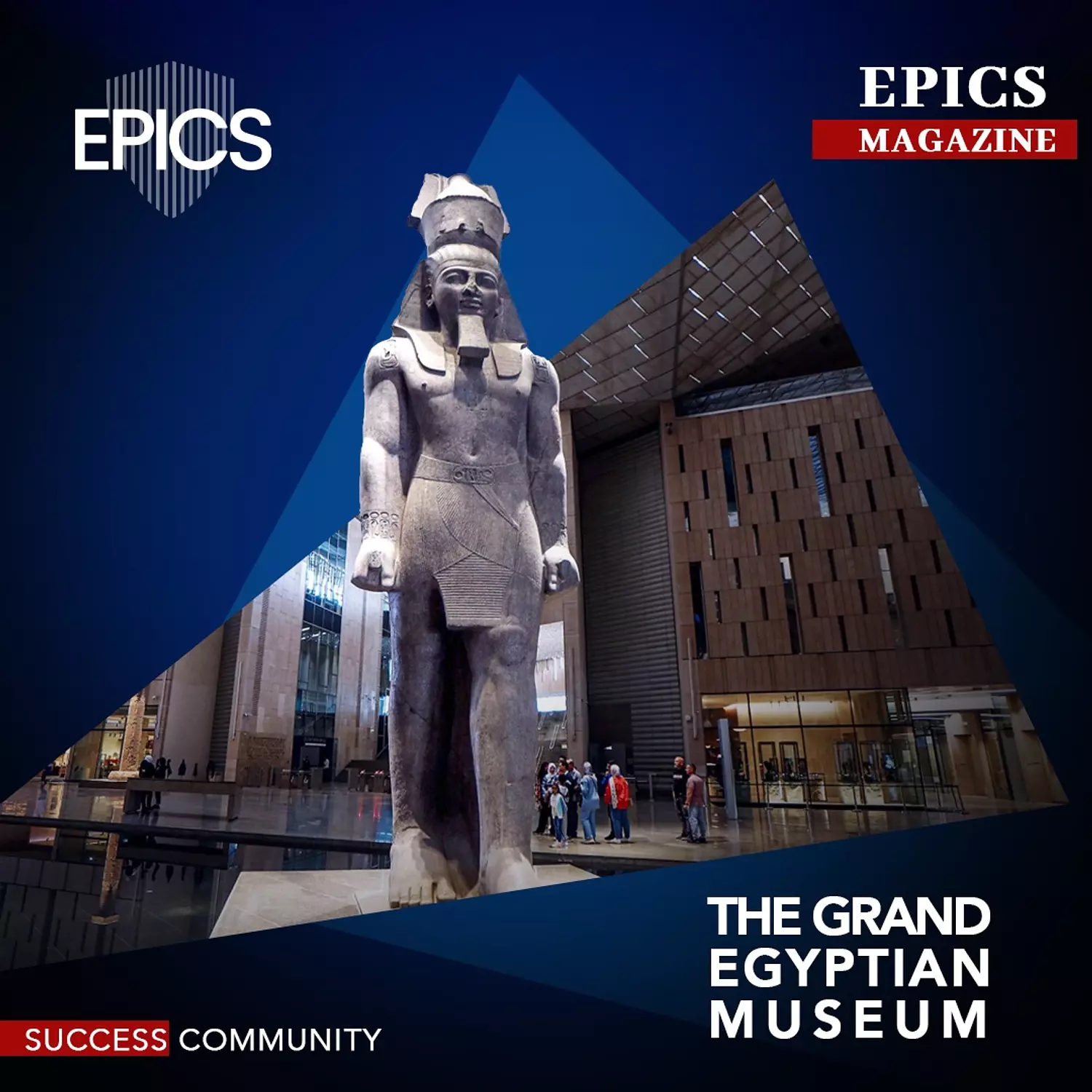 🌐 The-Grand-Egyptian-Museum-GEM- :A Global Icon Documenting Pharaonic Civilization image