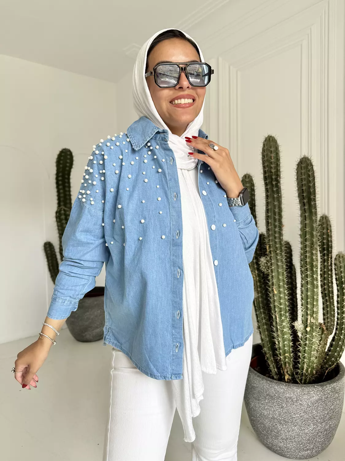 Pearl Denim Shirt 14