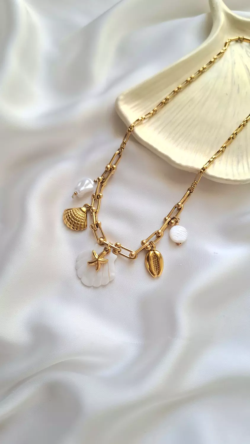 Golden seashell set 3