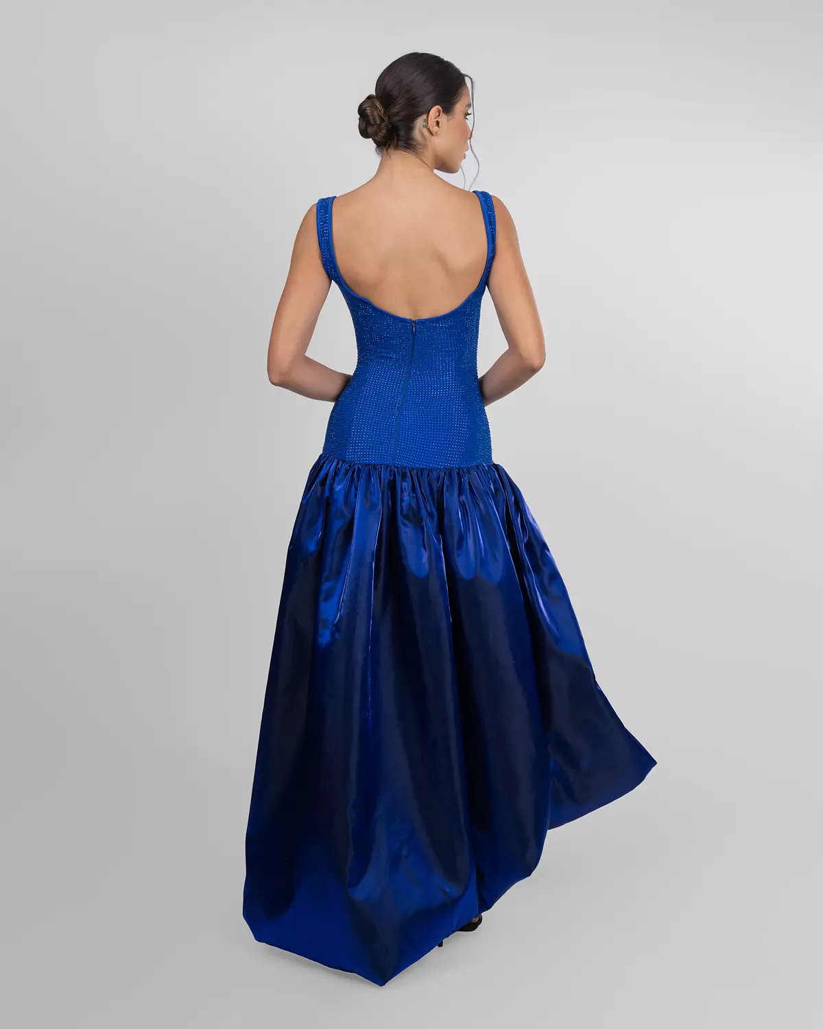 Asymmetric Crystal Bloom Gown 3