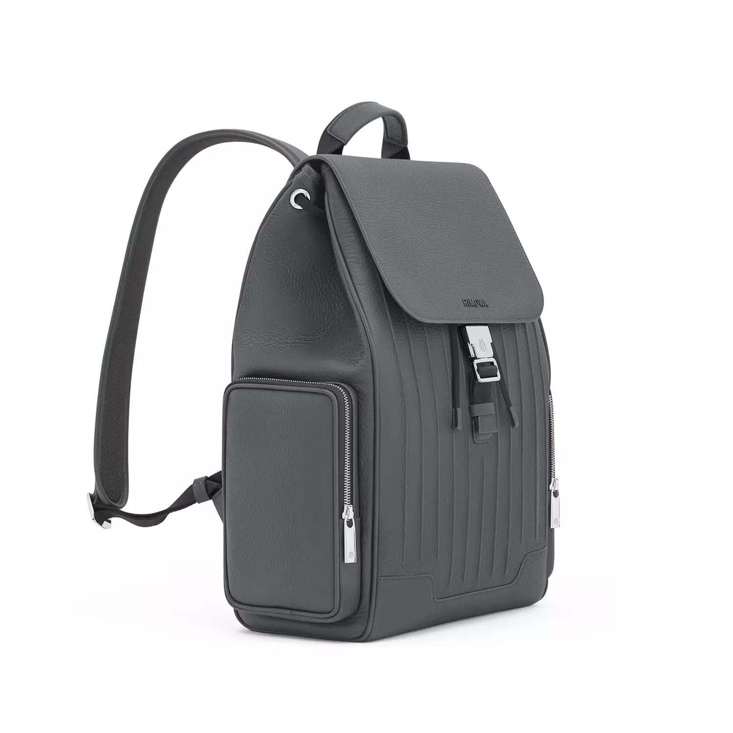 RIMOWA Never Still Flap Backpack Large, crafted from grained leather hover image