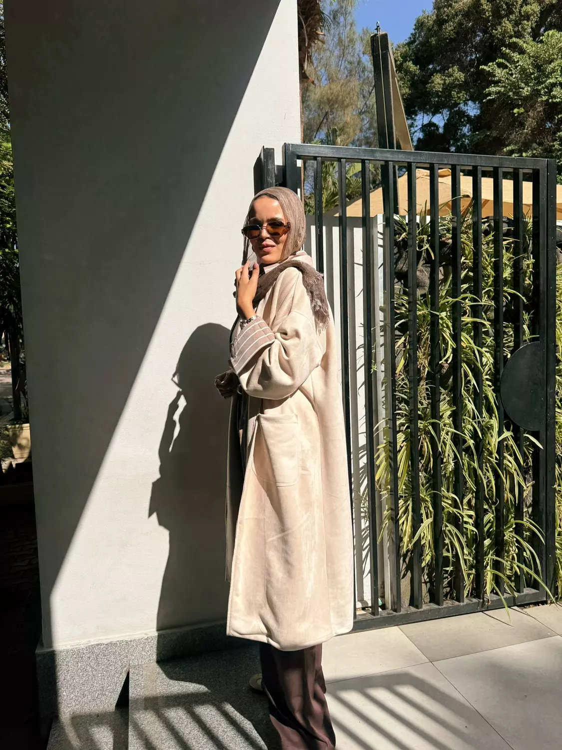 Long cardigan Beige 2
