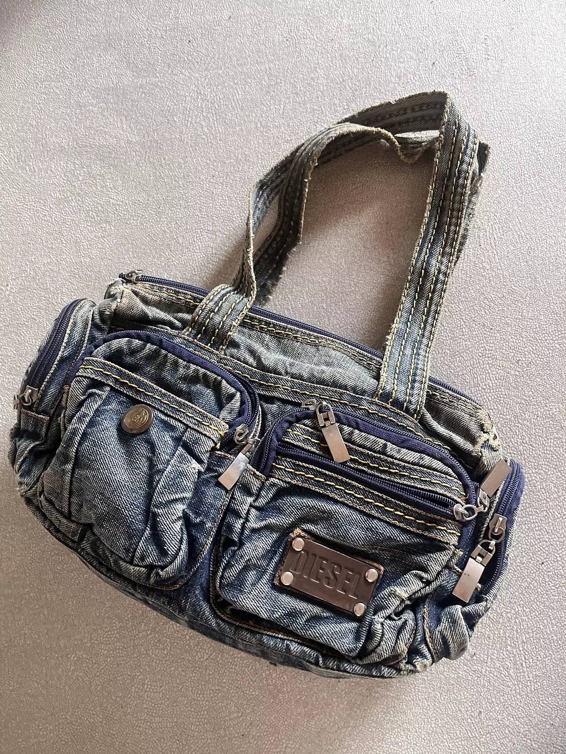Vintage Diesel Denim bag  image