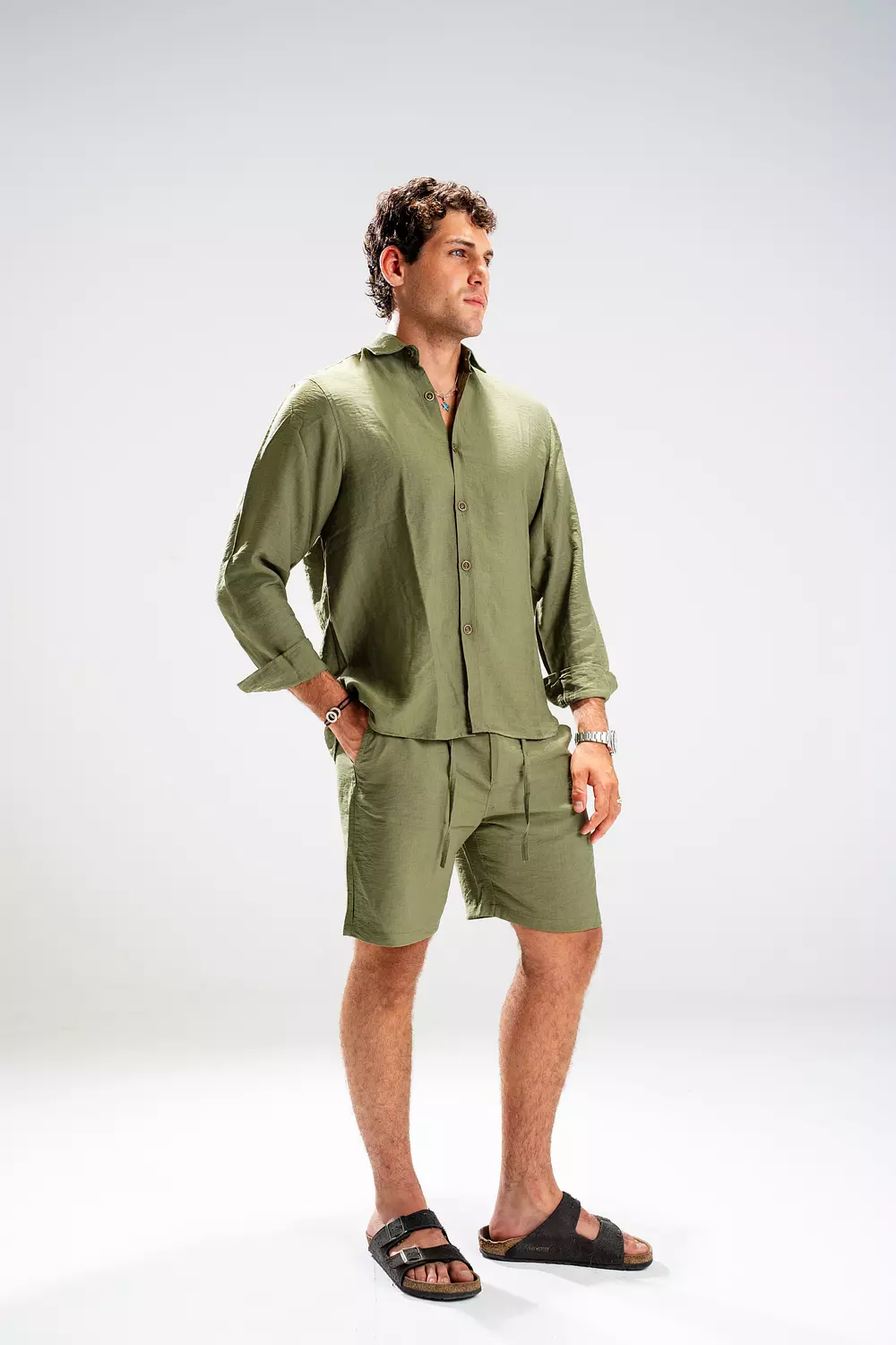 Unisex Linen Set (Shirt + Shorts) 5