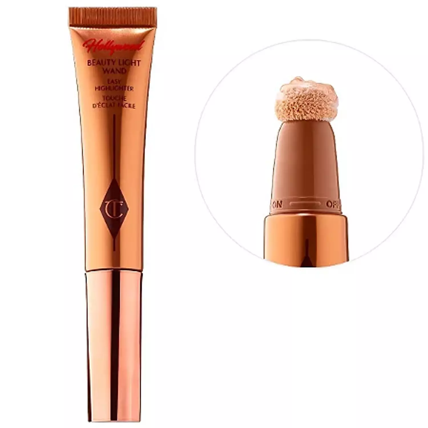Charlotte Tilbury Highlighter Wand shade in spotlight 5