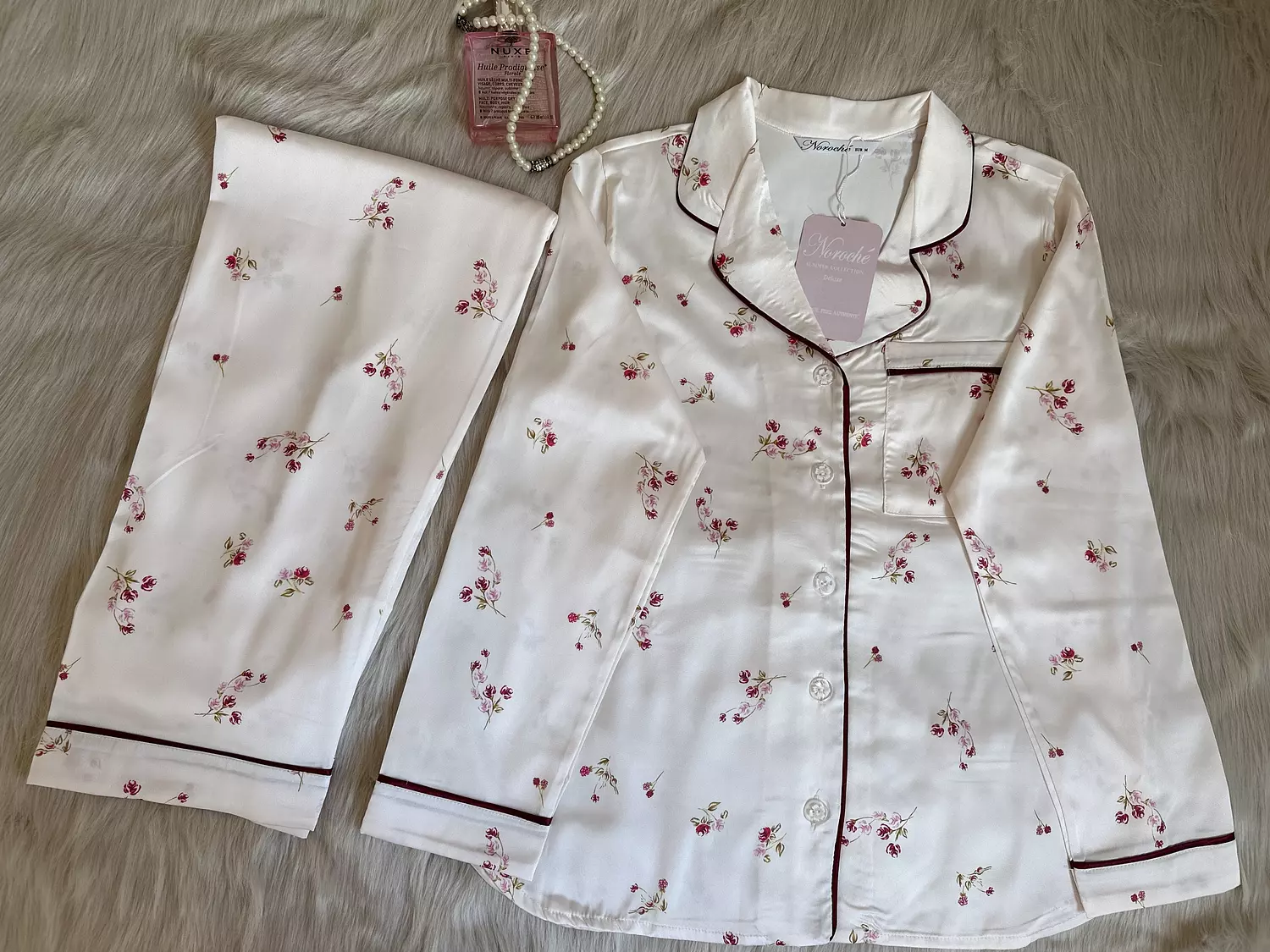 Berry Blossom Turkish Pure Silk PJ 1