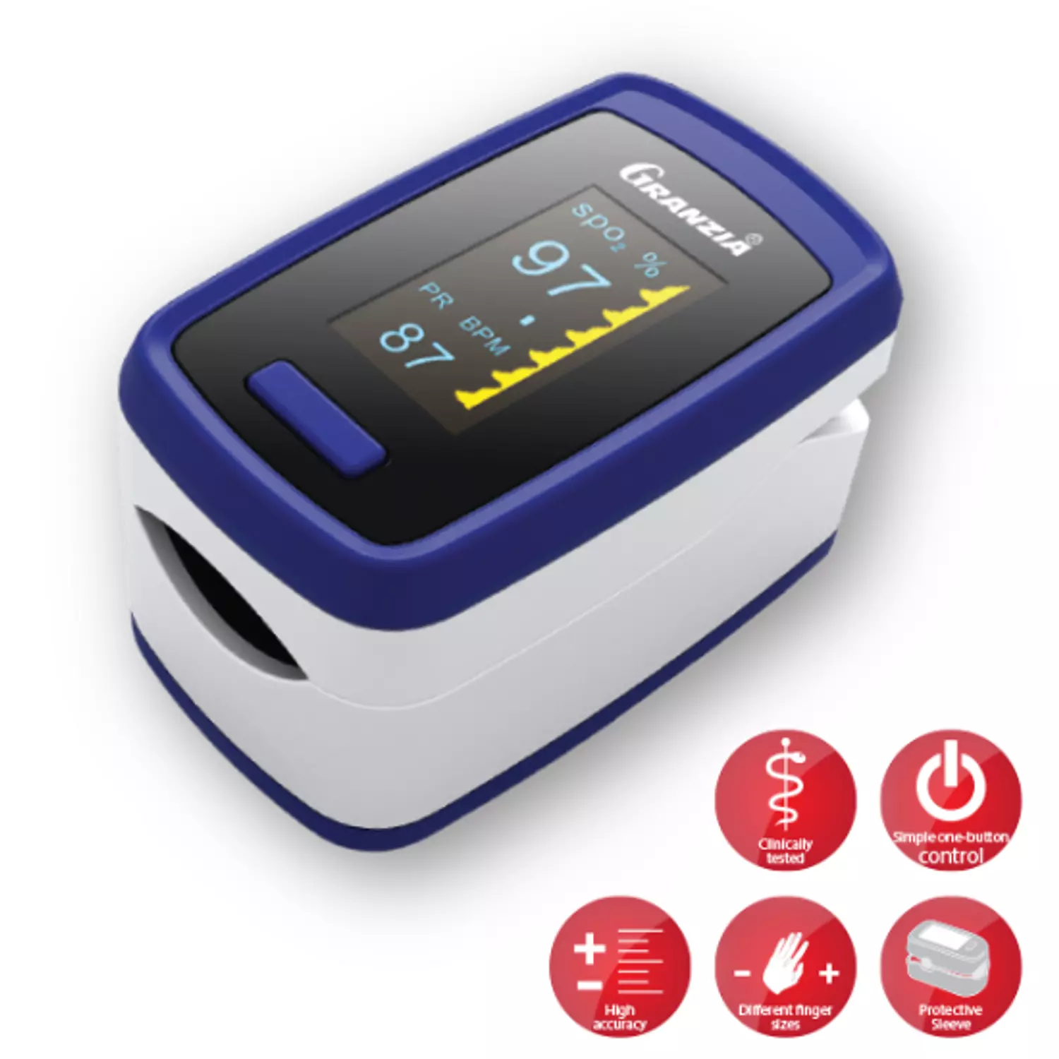 Granzia PULSOX-301 Pulse Oximeter  image