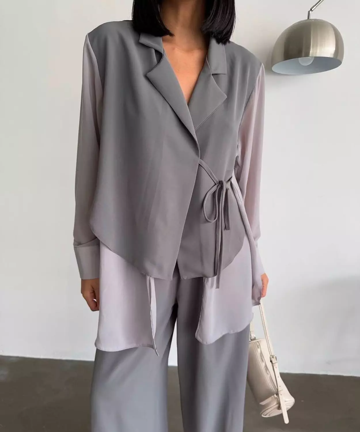 Set Chiffon Back & Sleeves image