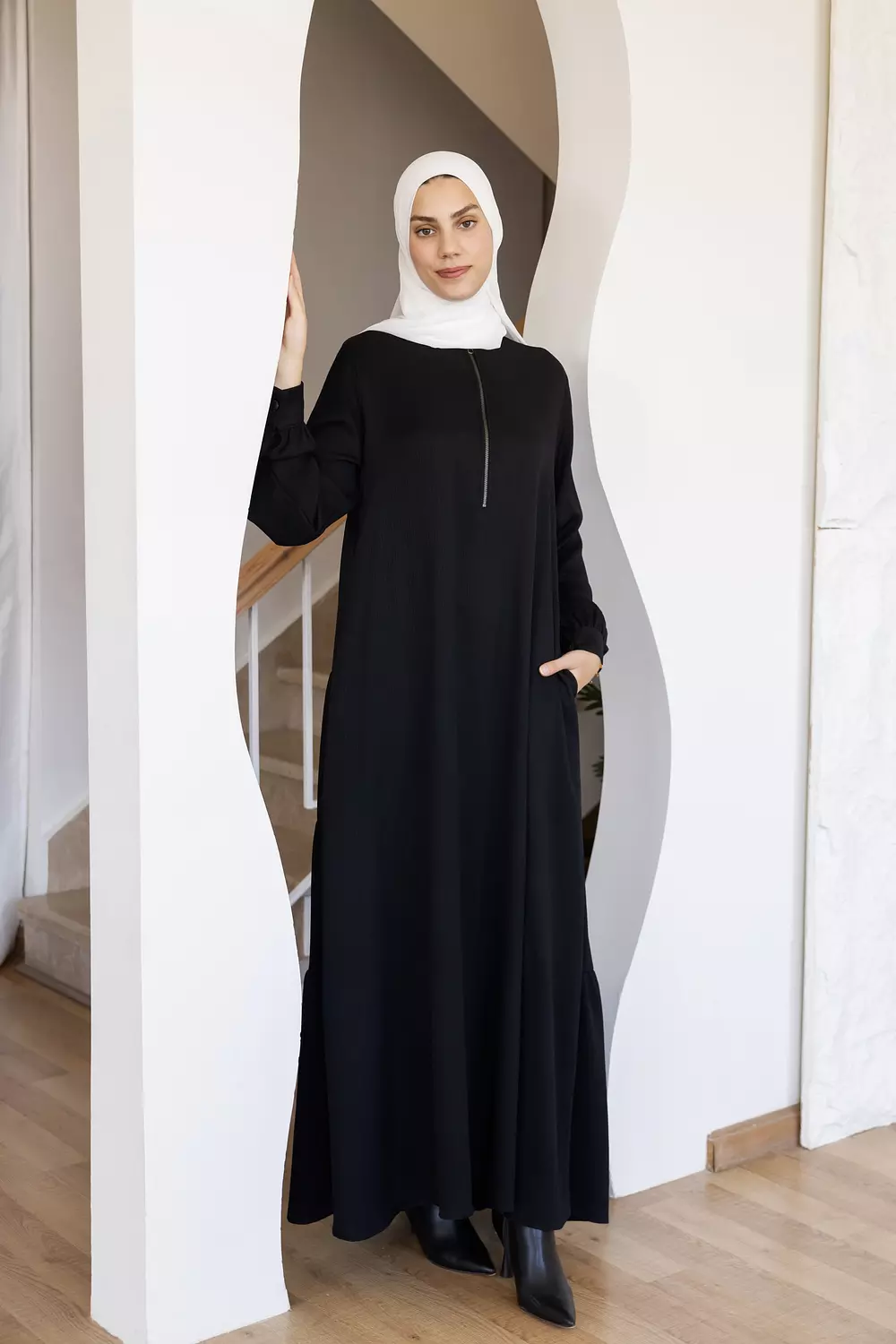 Loose Flowy Abaya 046 2