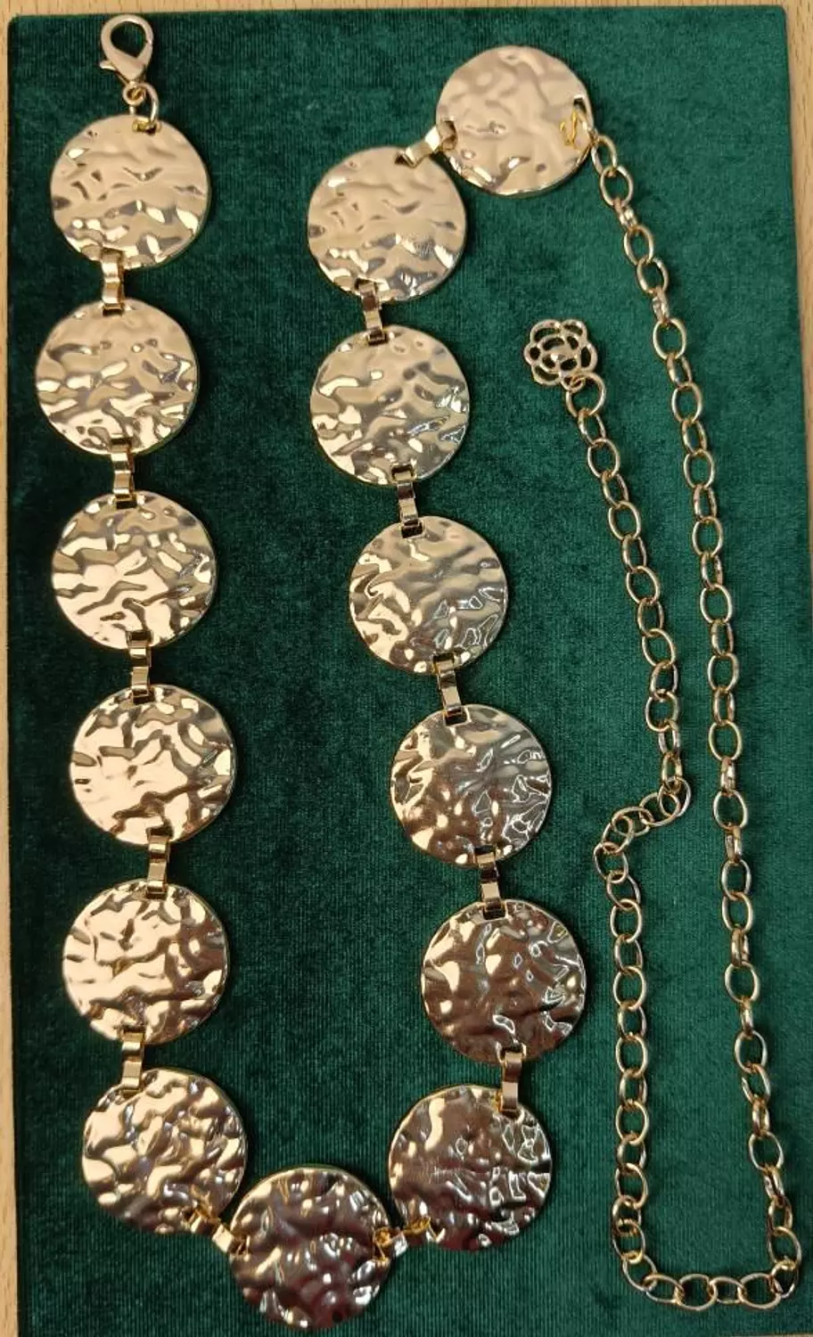 GOLD METL BELT  2