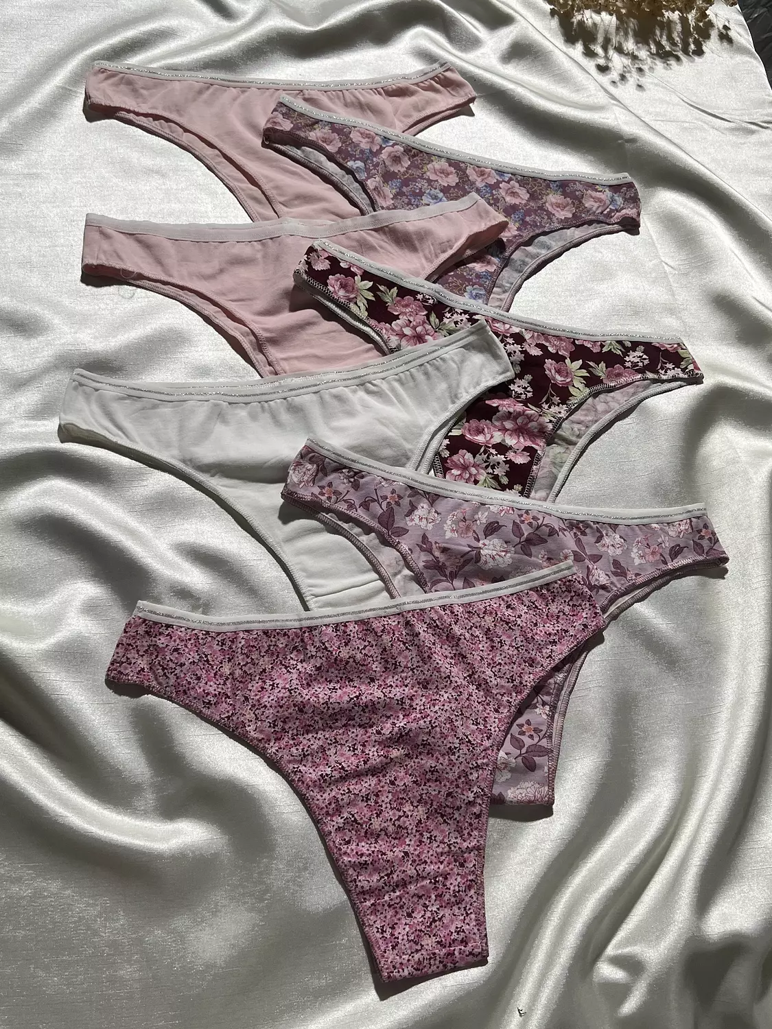 Pack of 7 Brazilian Cotton Panties  image