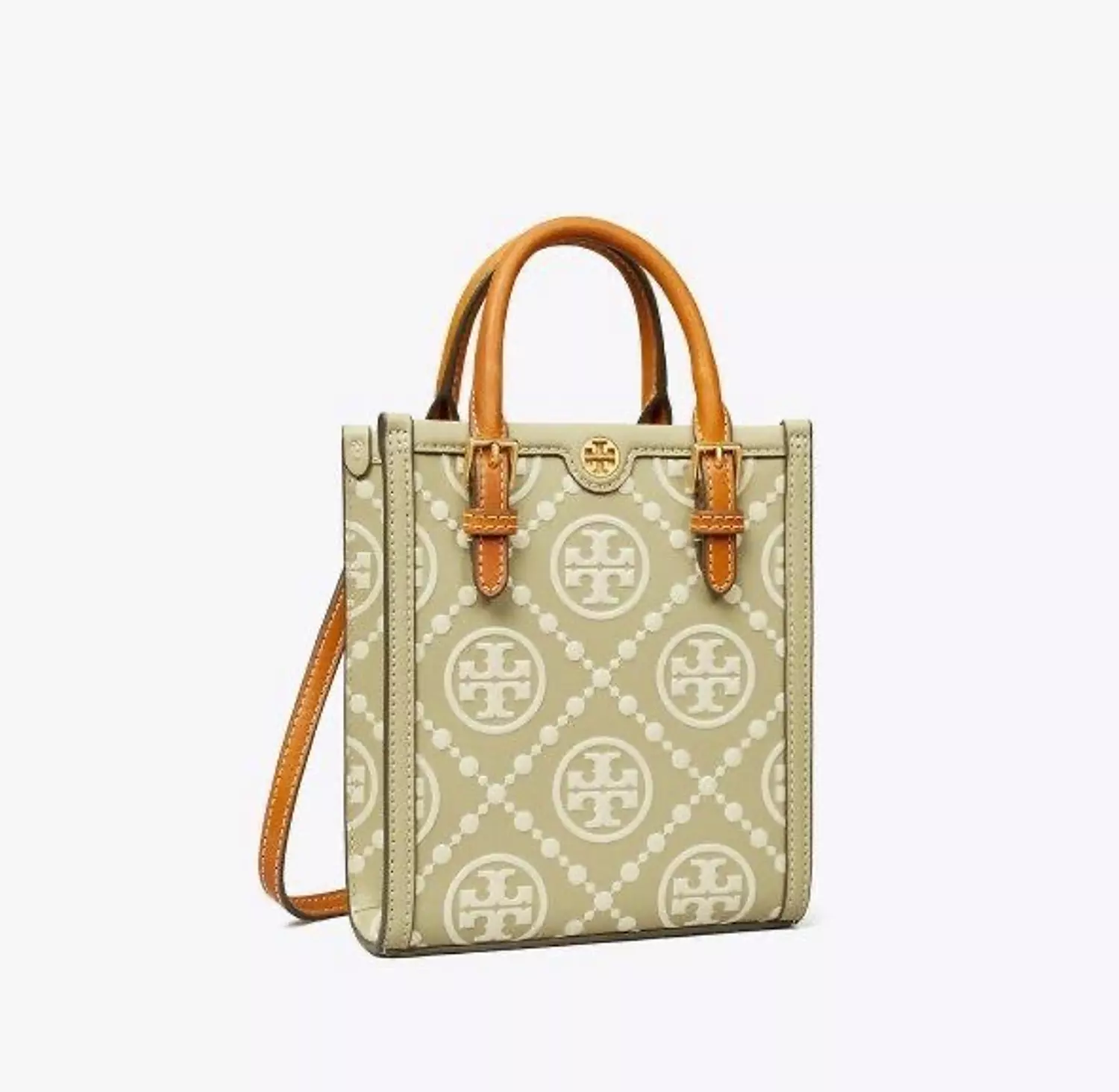 Mini T monogram Tote Bag 1