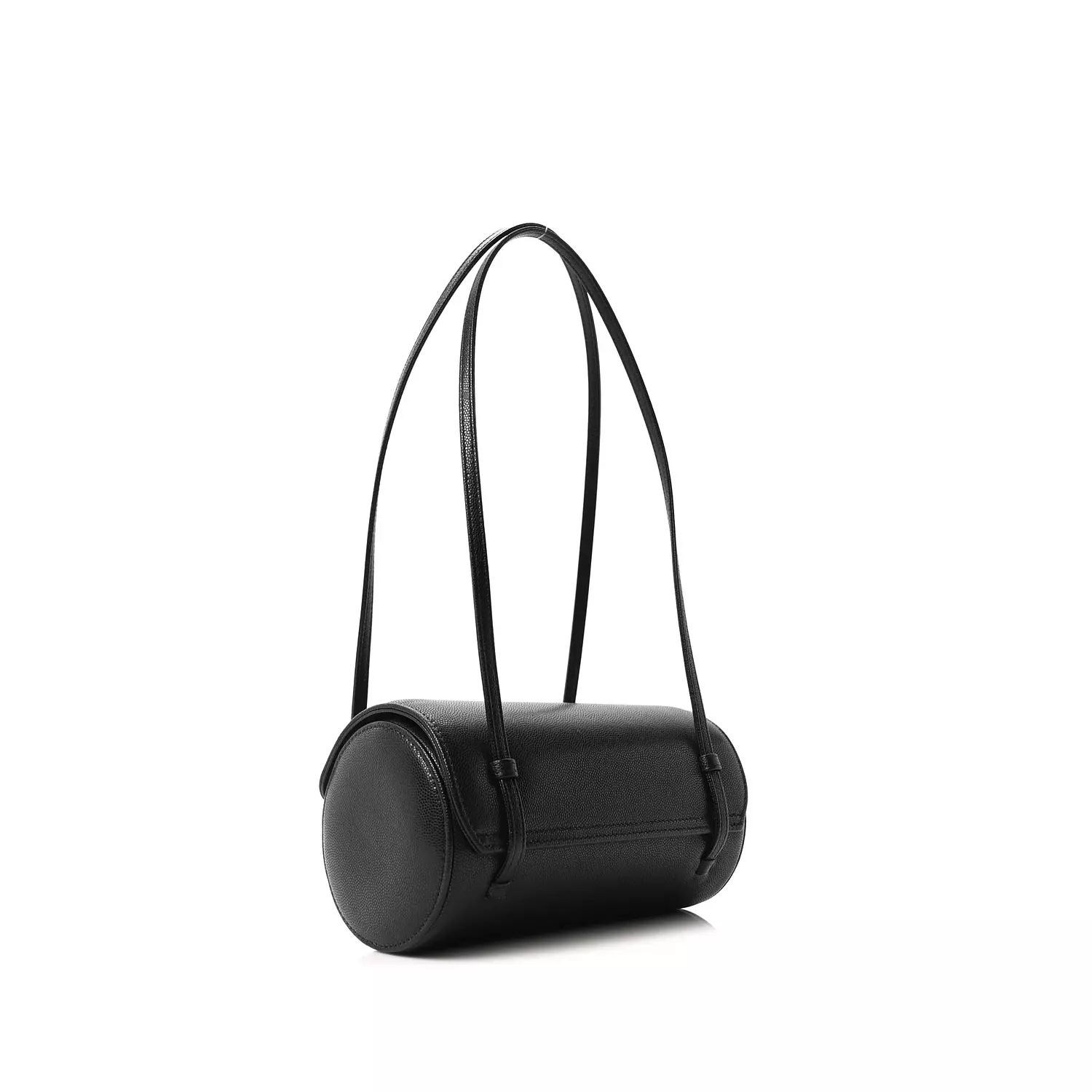  Chanel Shiny Caviar Preppy Coco Small Bowling Bag in Black.  hover image