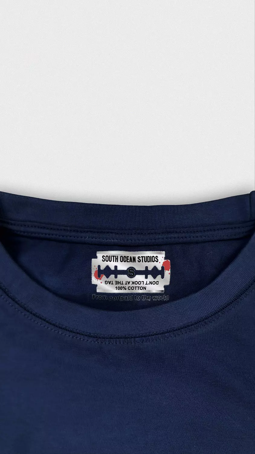 LA OCEAN BLUE BOXY TEE 7