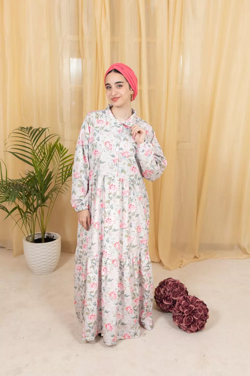 Linen viscos dress 5 3