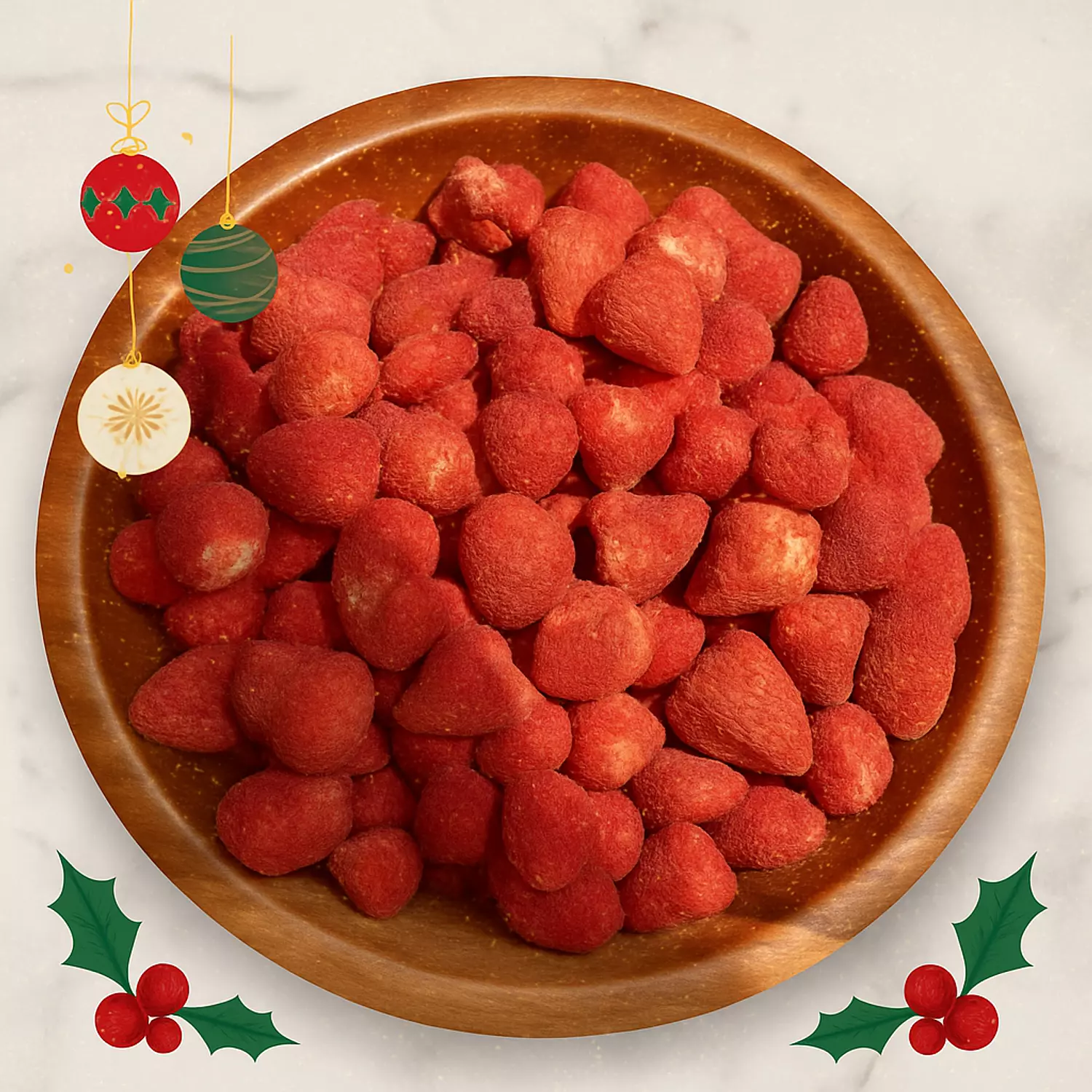 <h1 style="text-align: start"><span style="color: #8b008b"><strong>Freeze Dried Strawberry</strong></span></h1>