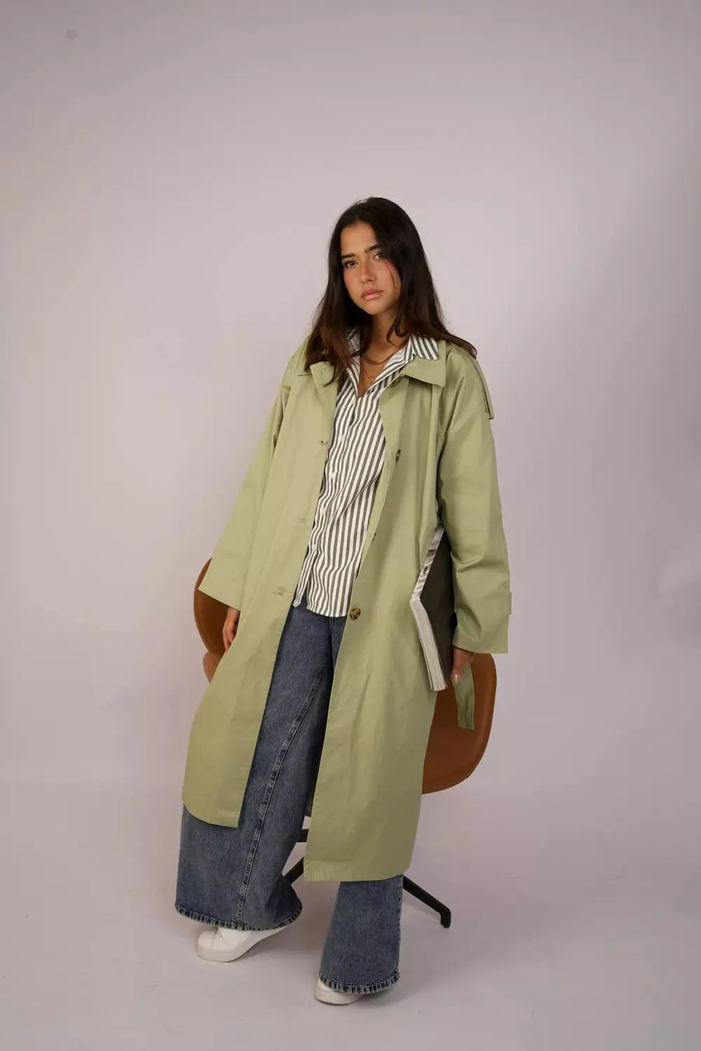 Mint Trench coat  3