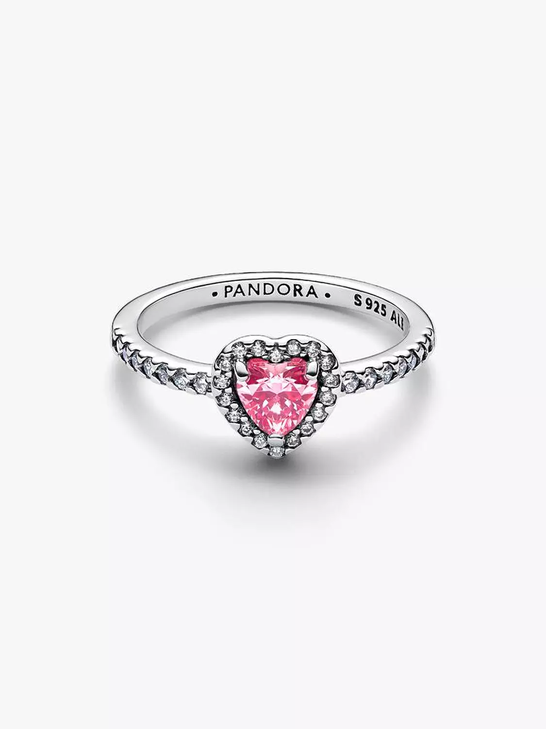 Elevated Pink Heart Ring 1