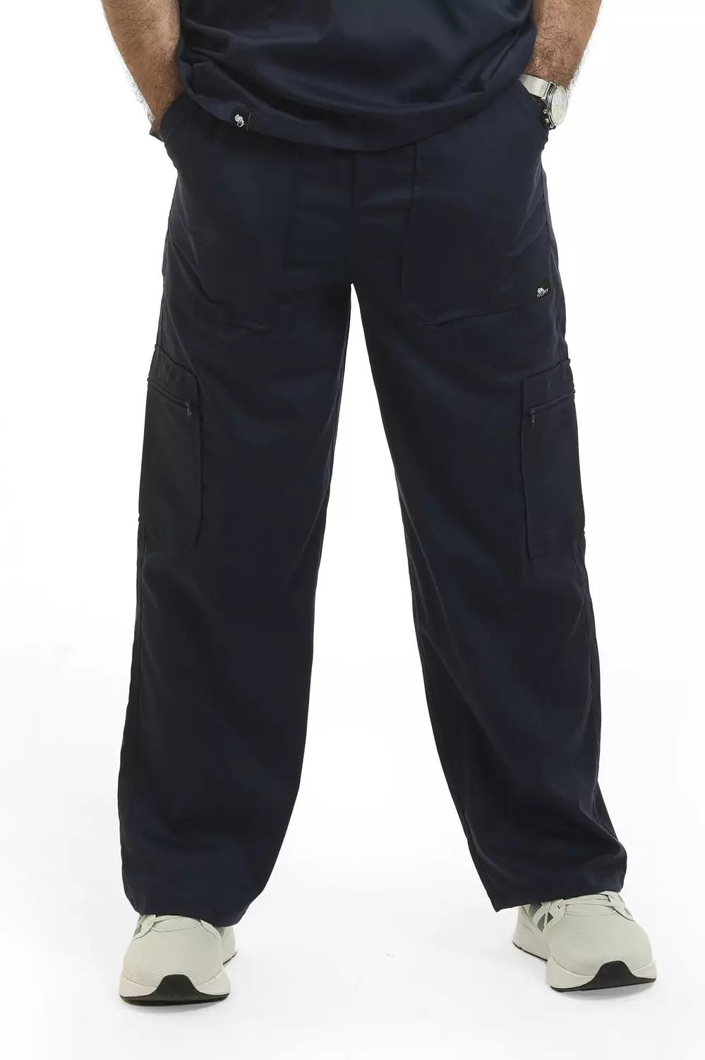 Dark Blue Polo Scrub 6