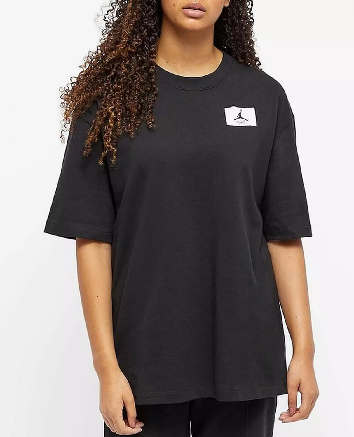 T-shirt air jordan black image