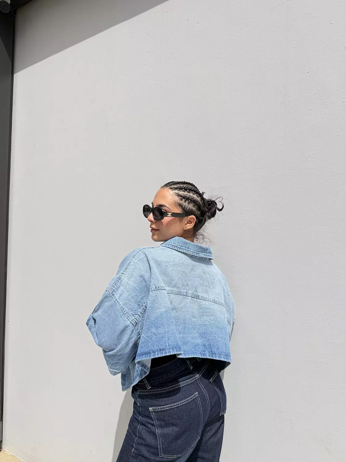 The denim jacket  1