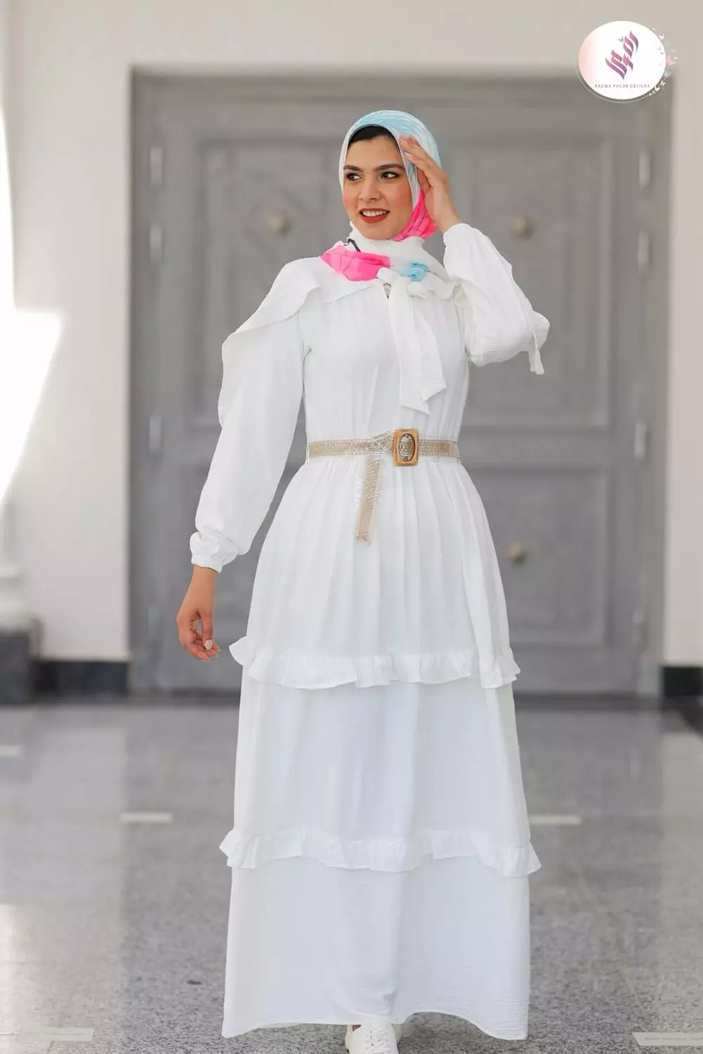Rafles dress 1