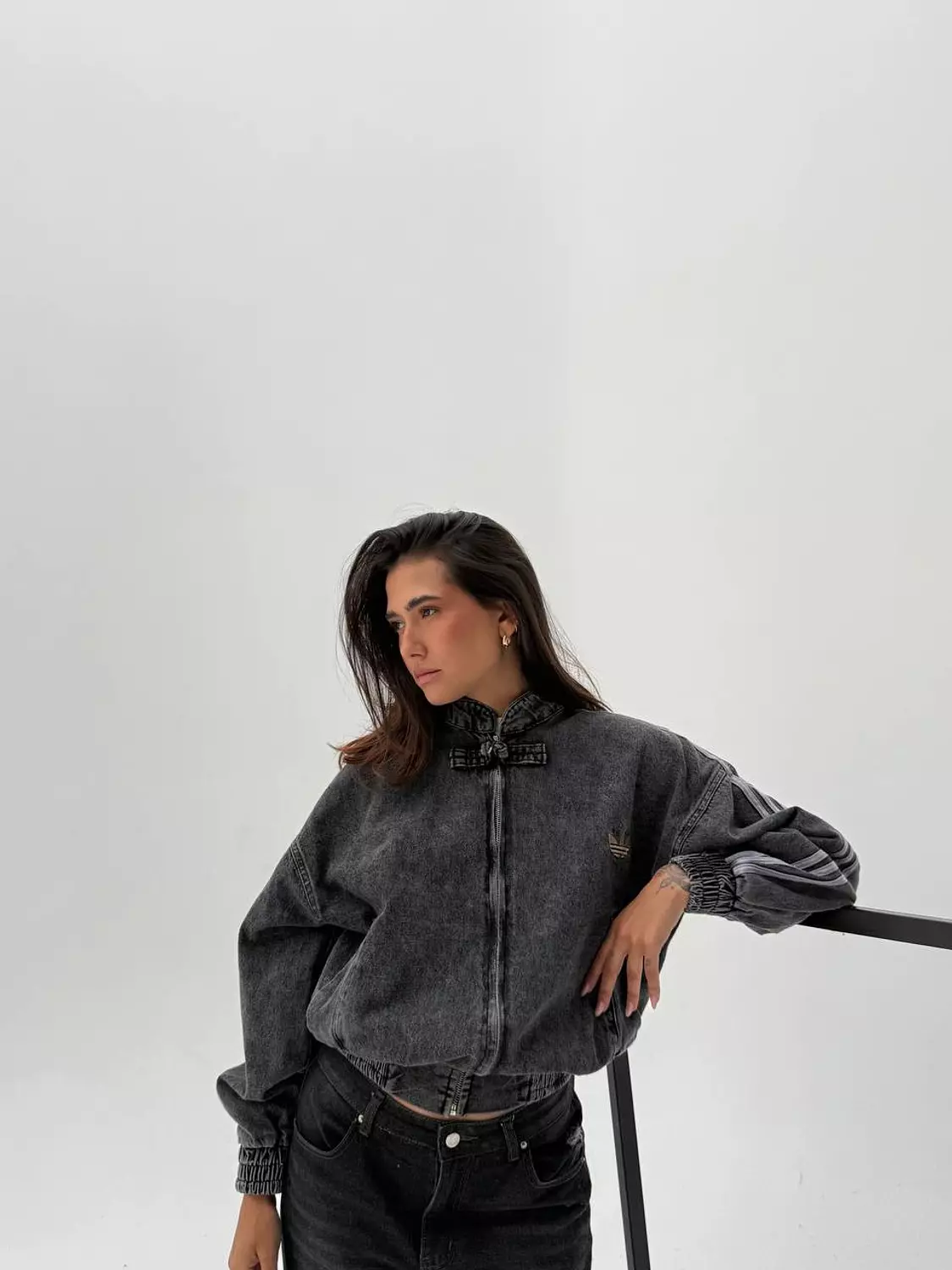 Three Lines Denim Jacket  3