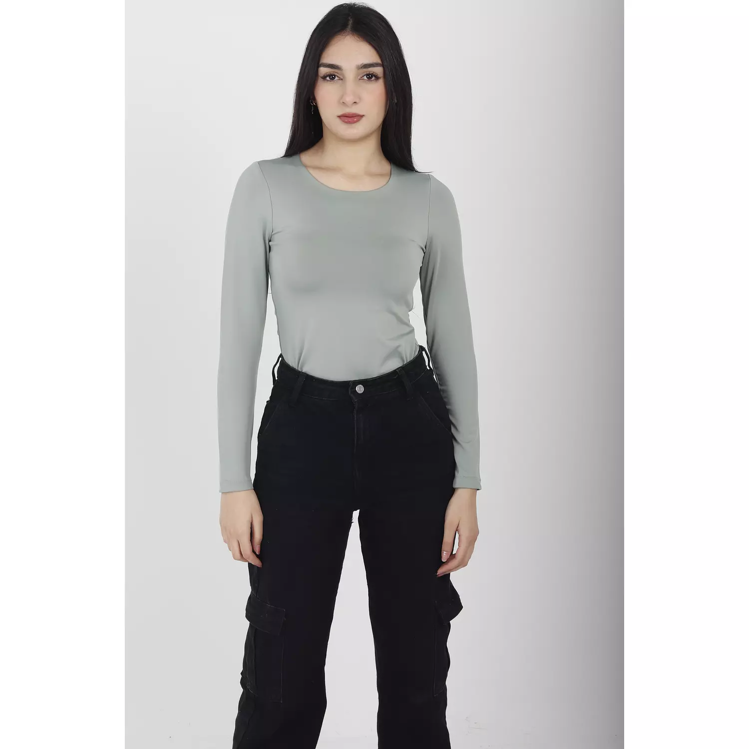 NEW-long sleeve top double layered (70% cotton+30% polyester) 6