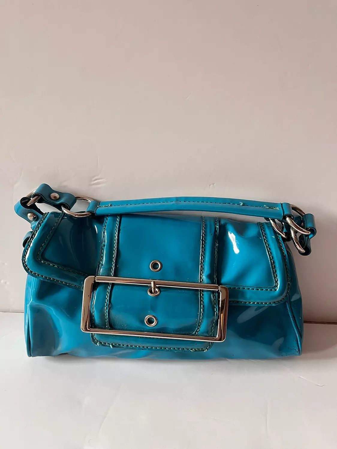Coolest Blue leather bag 2