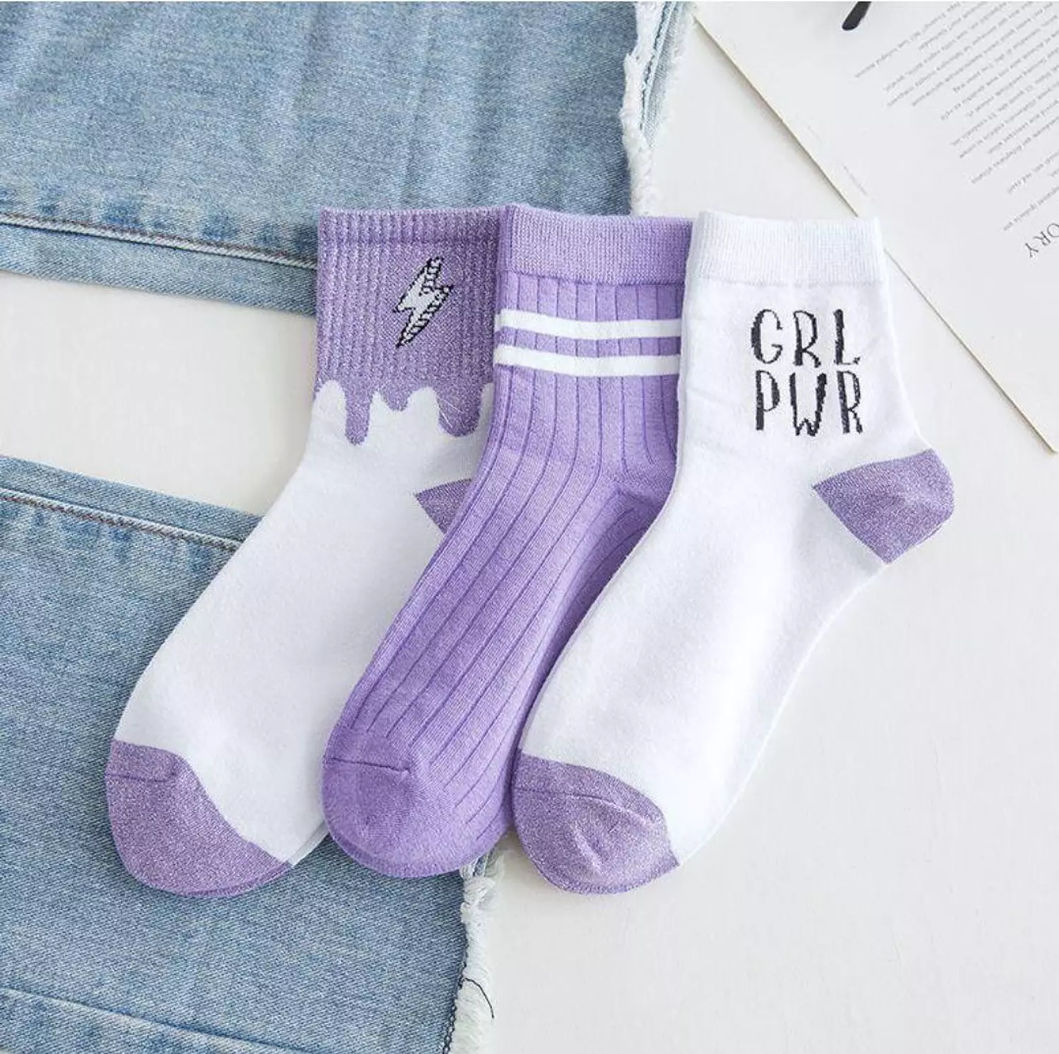 GRL PWR Socks