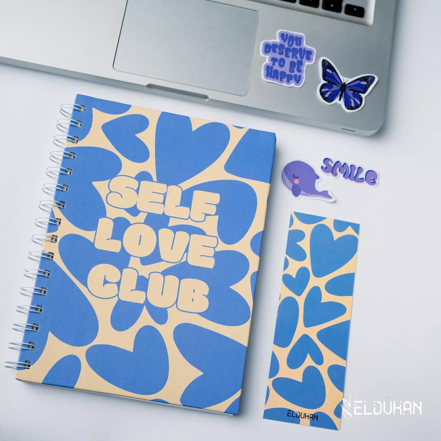 Self love club notebook package image