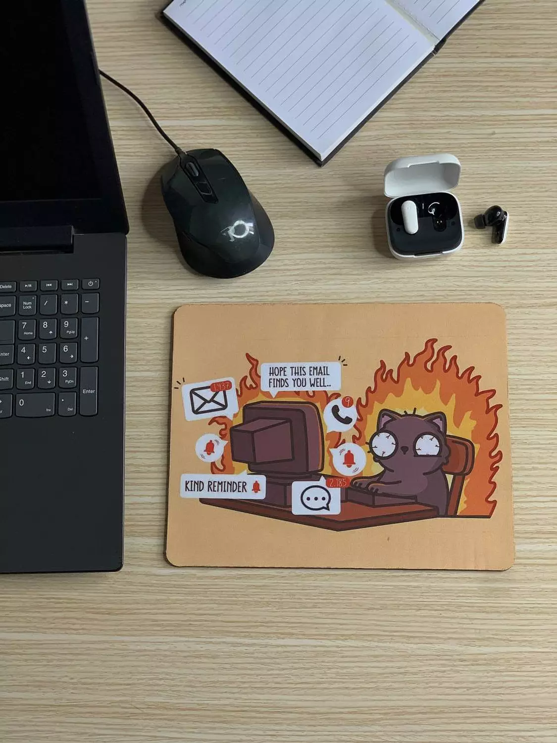 mouse pad HOPE THIS EMIAIL FINDS YOU WELL image