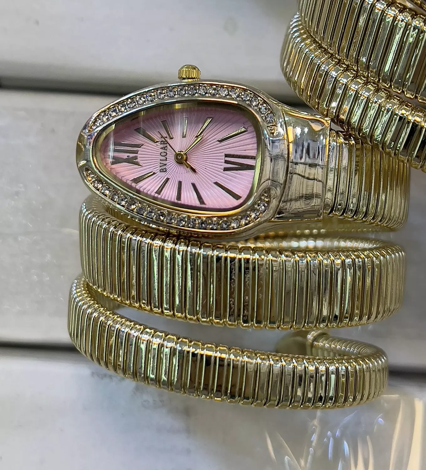 Pink snake watch  1