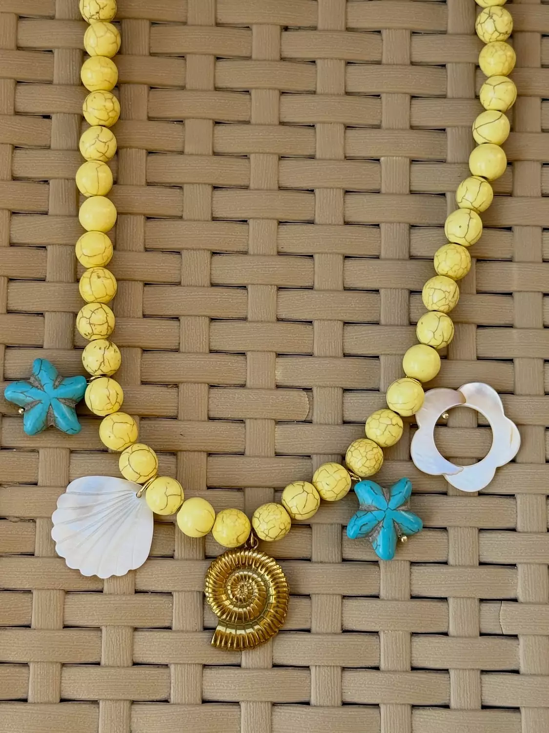 Charming Yellow Necklace image