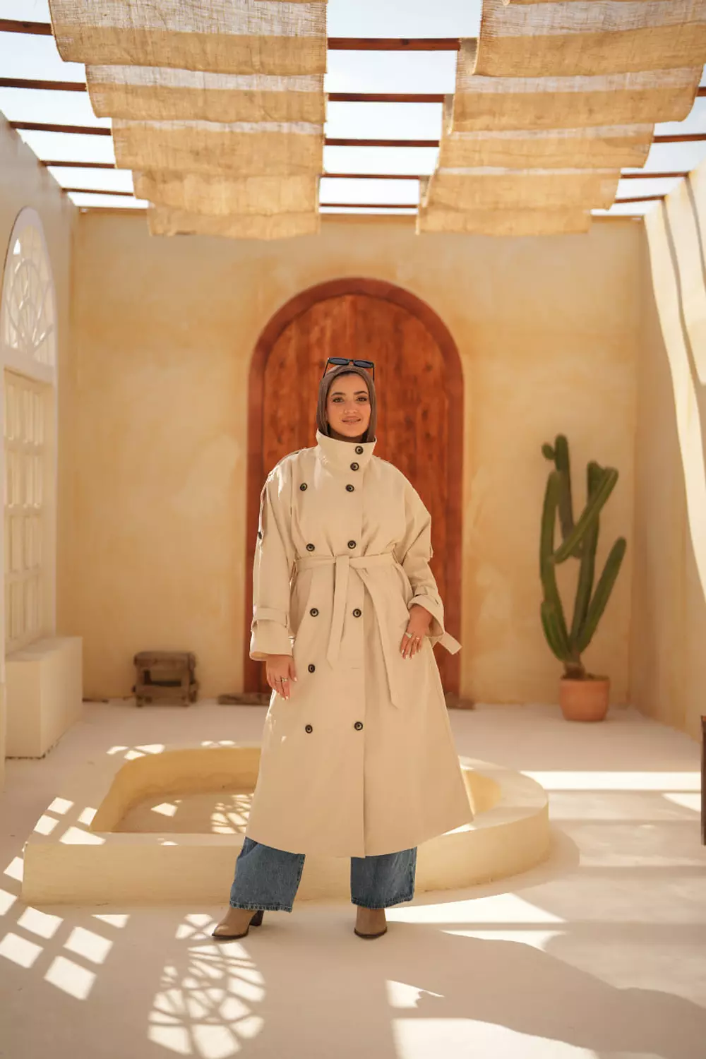 coat gabardine 3 button  image