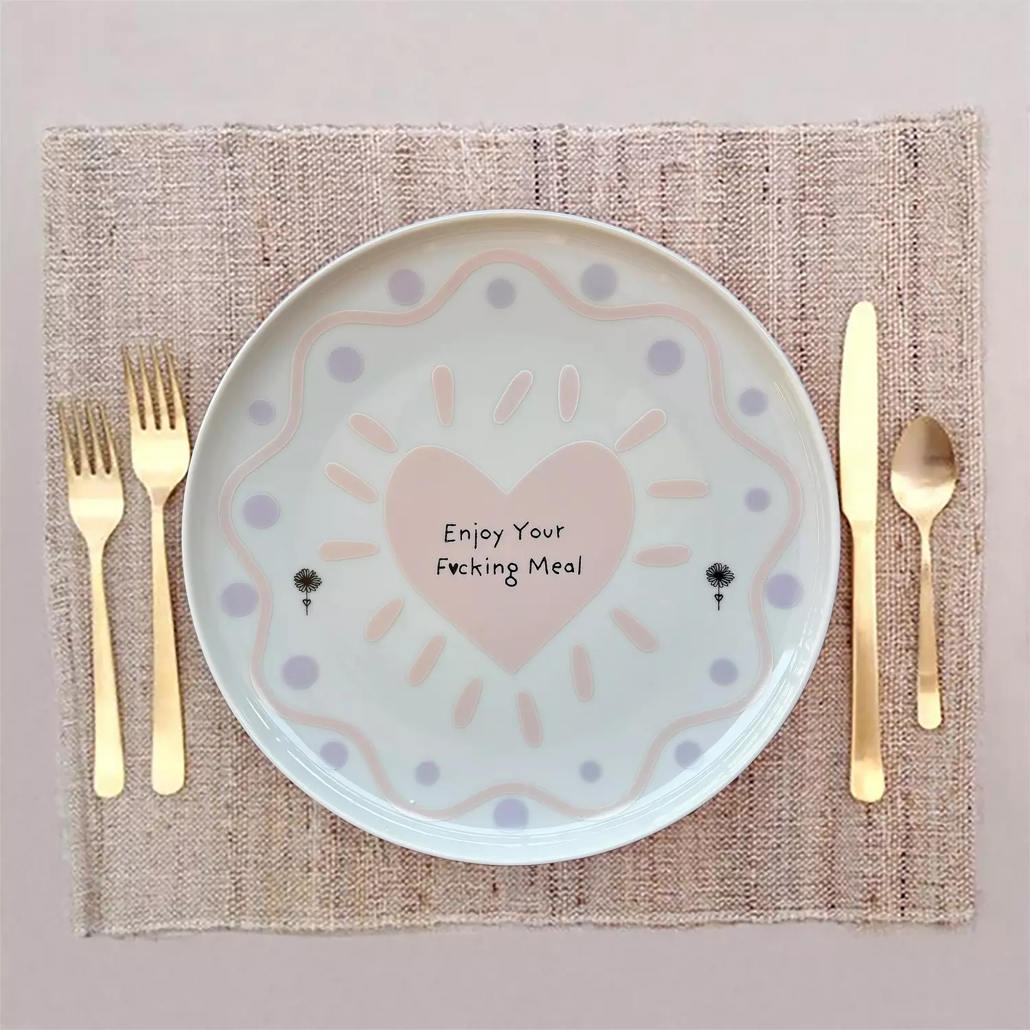pretty f❤︎cking plate image