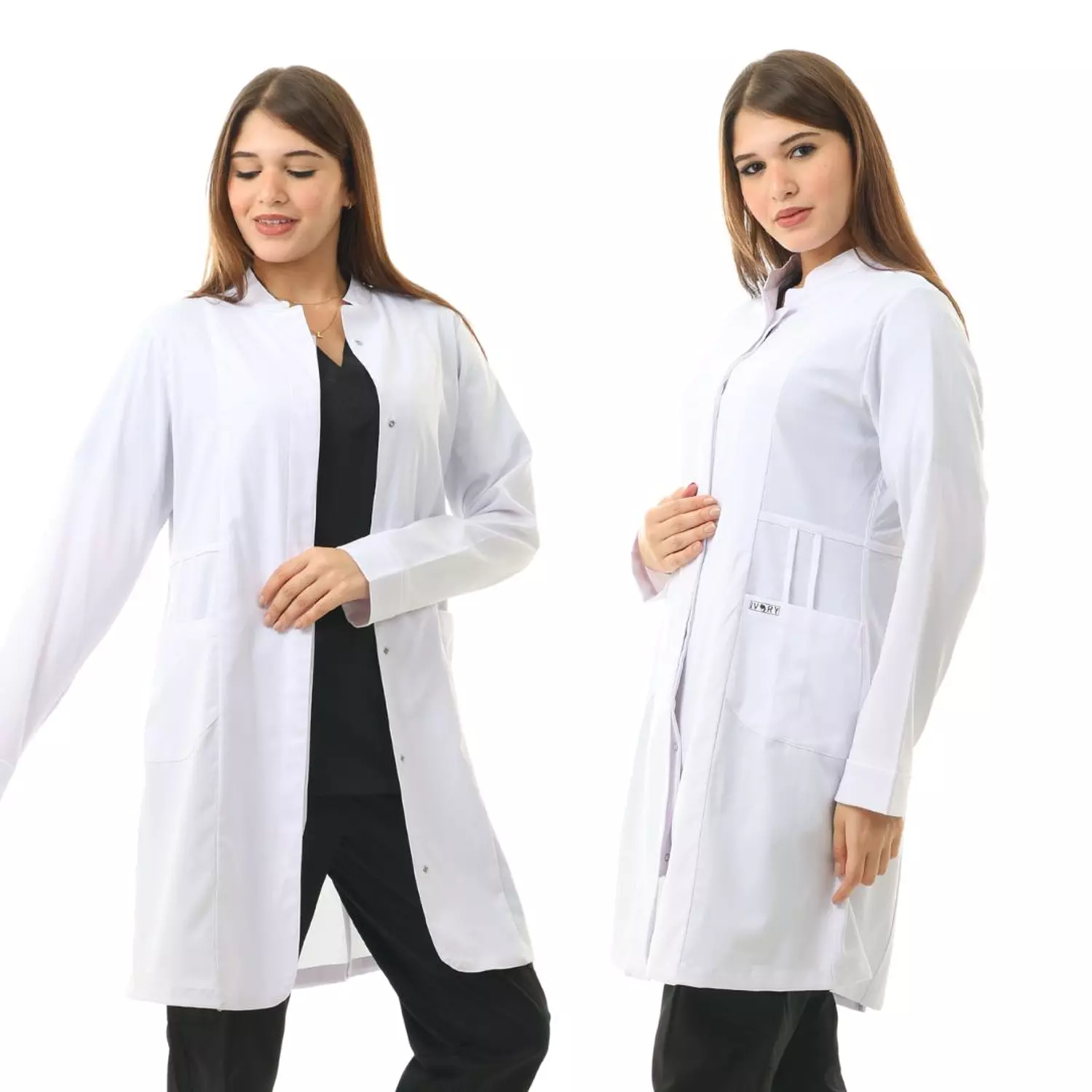White Eve Lab Coat (Long) image