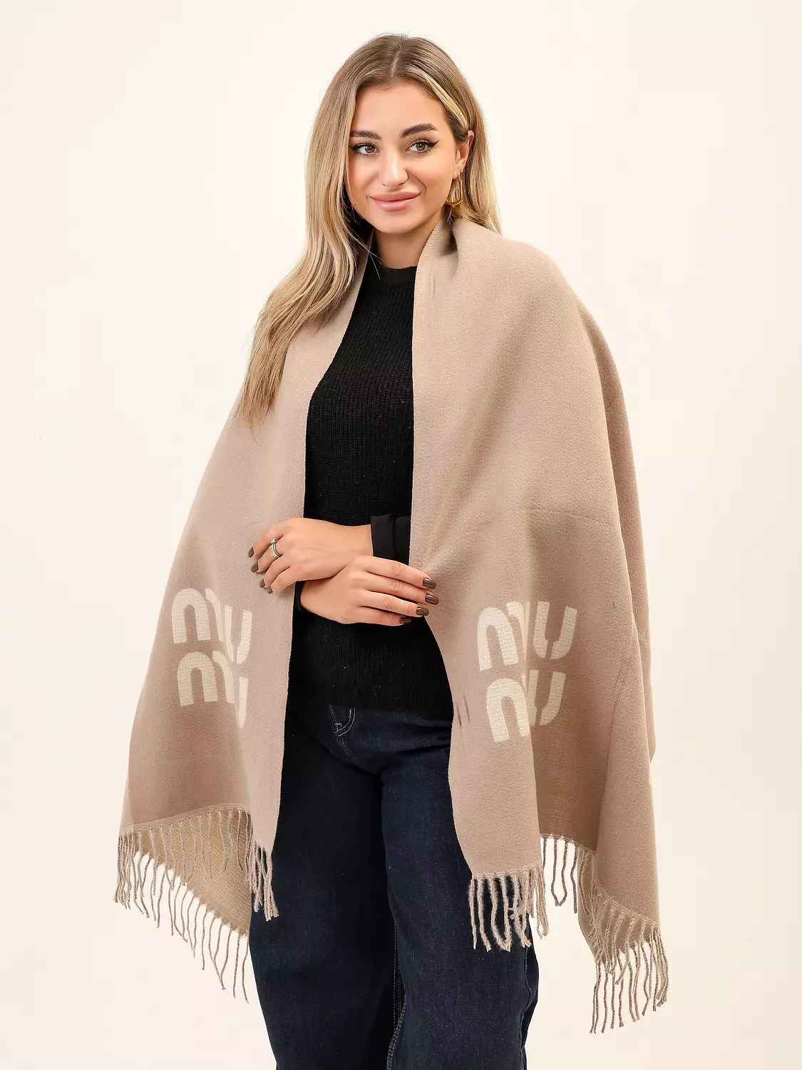 MIU MIU WOOL SHAWL 5