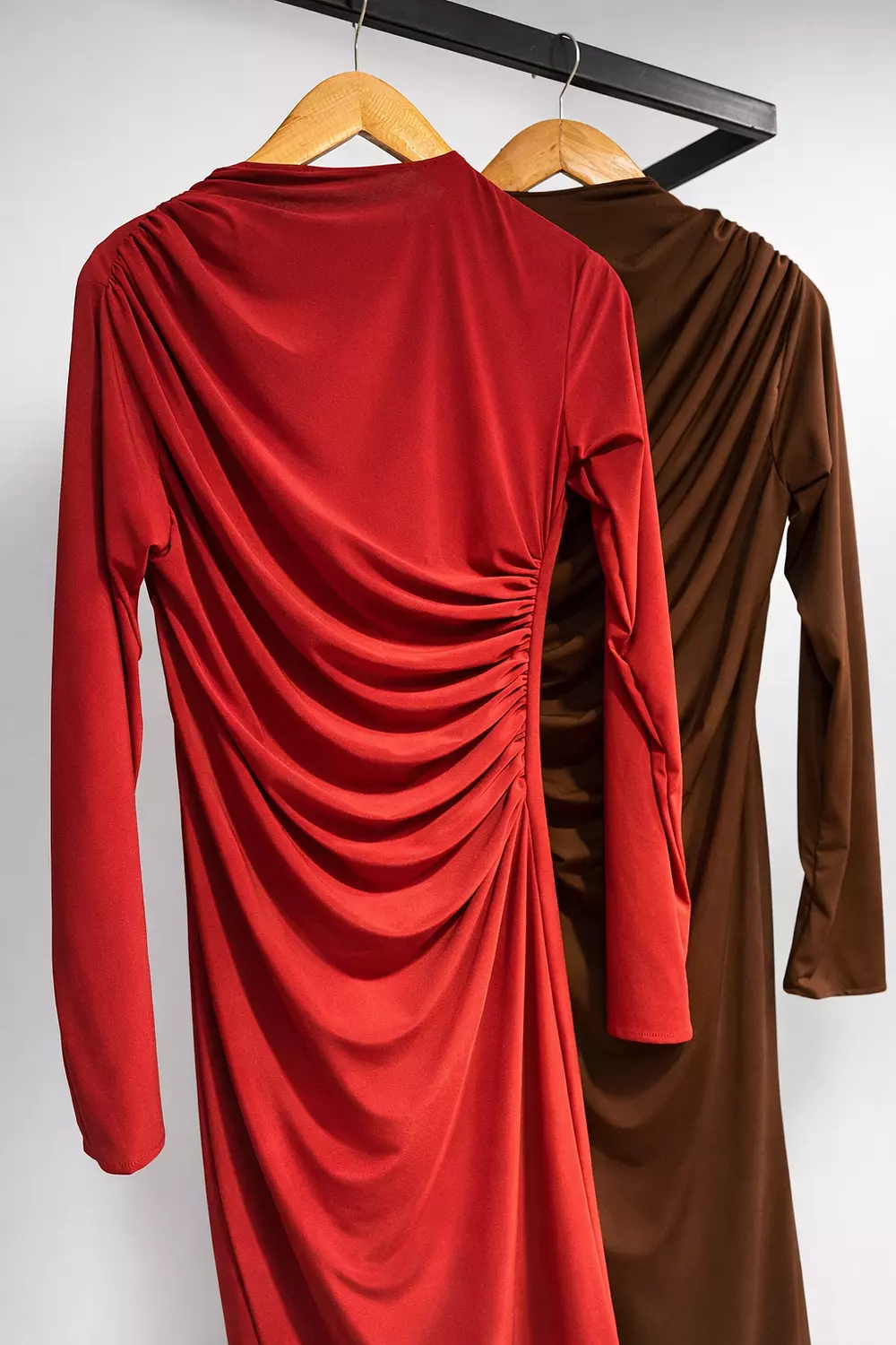 Velour Drape Dress image
