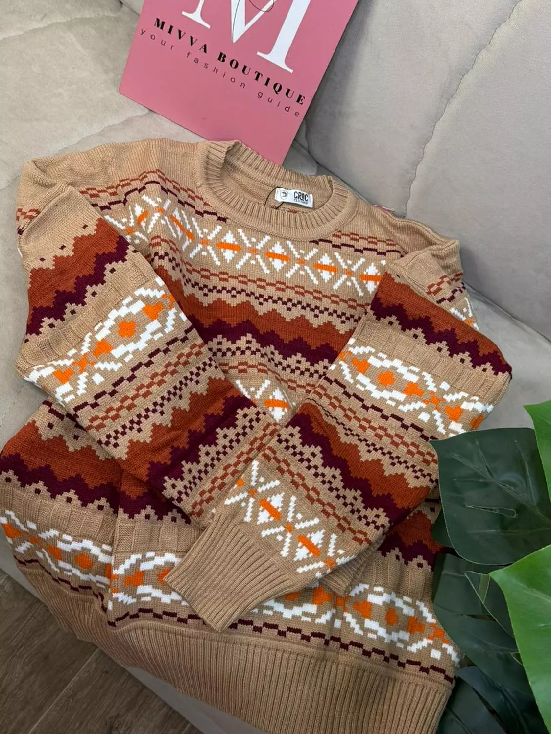 Heavy Patterned Sweater 3