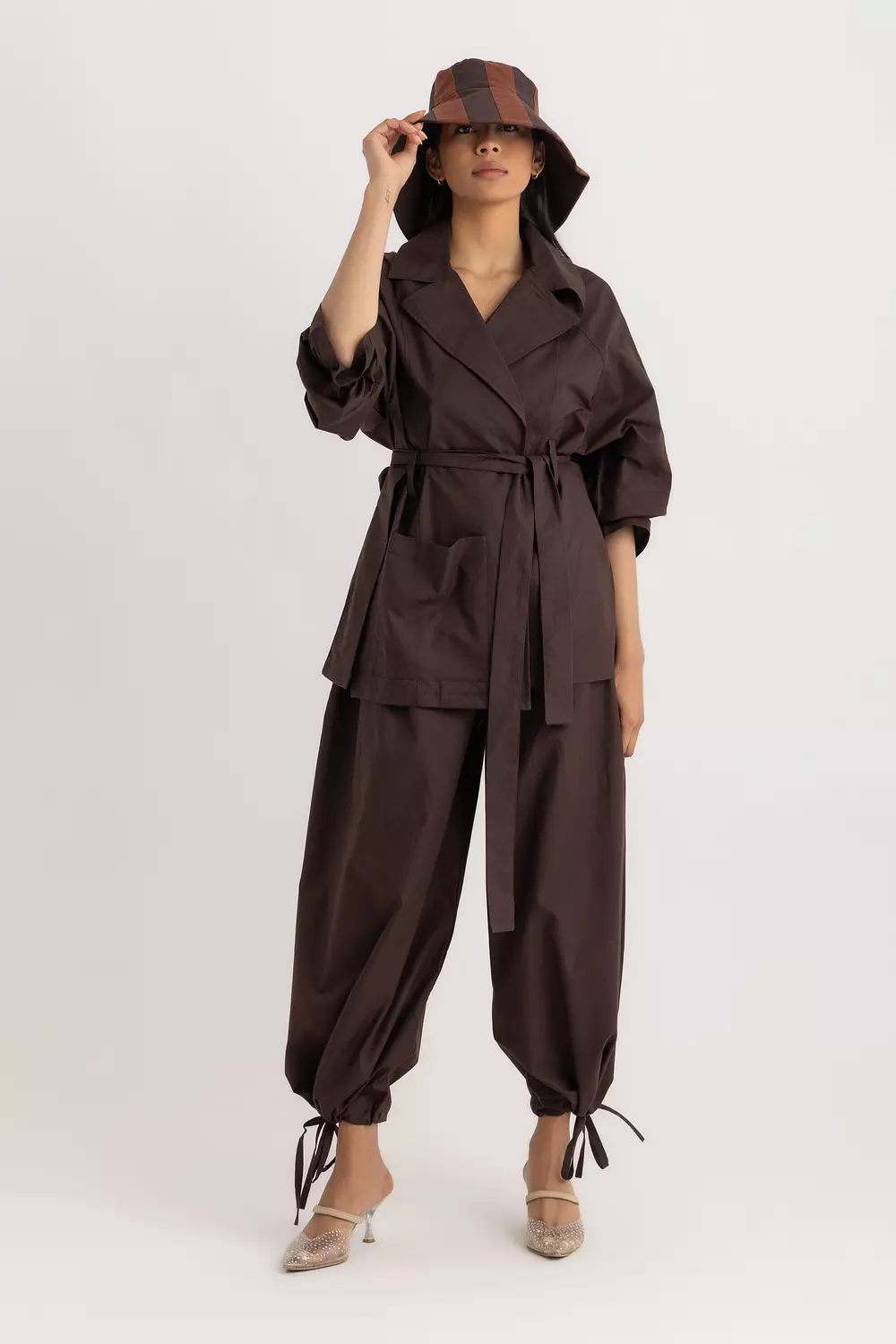 The Sophia Light Trench Oxford Jacket 3