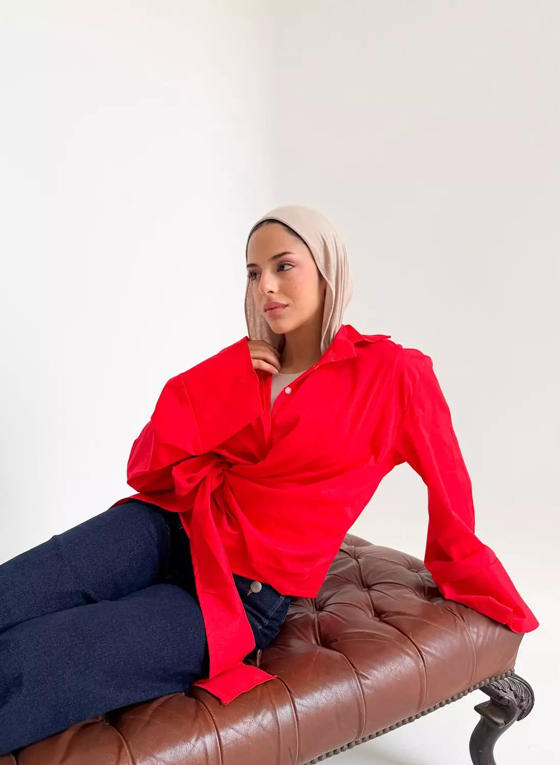 Poplin Wrapped Shirt 1