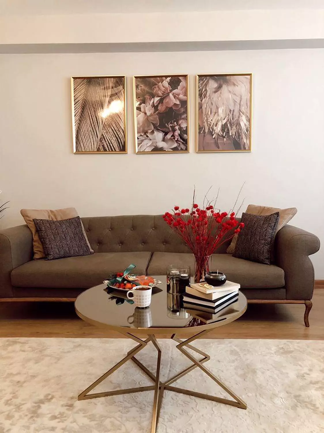ترابيزه سنتر  بسطح زجاج - 75*50سم 3