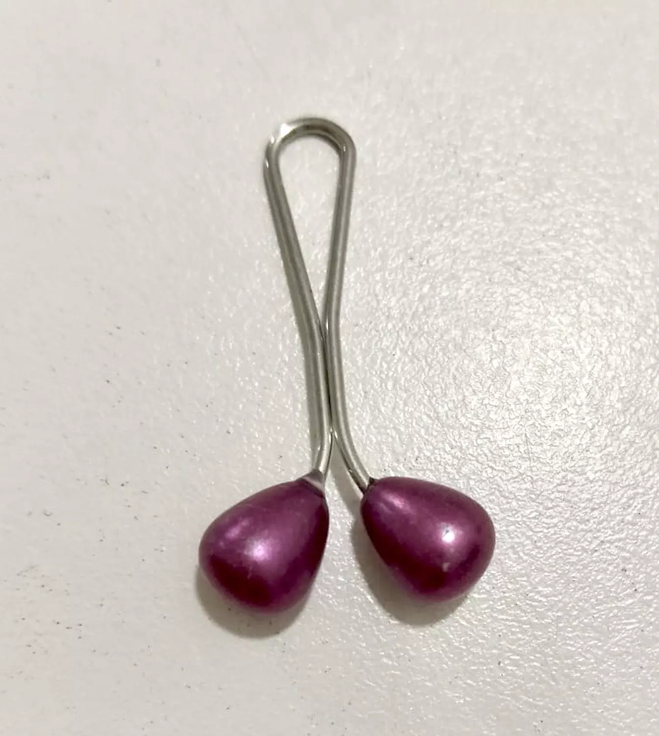 Pear-Shaped Pin - Purple image