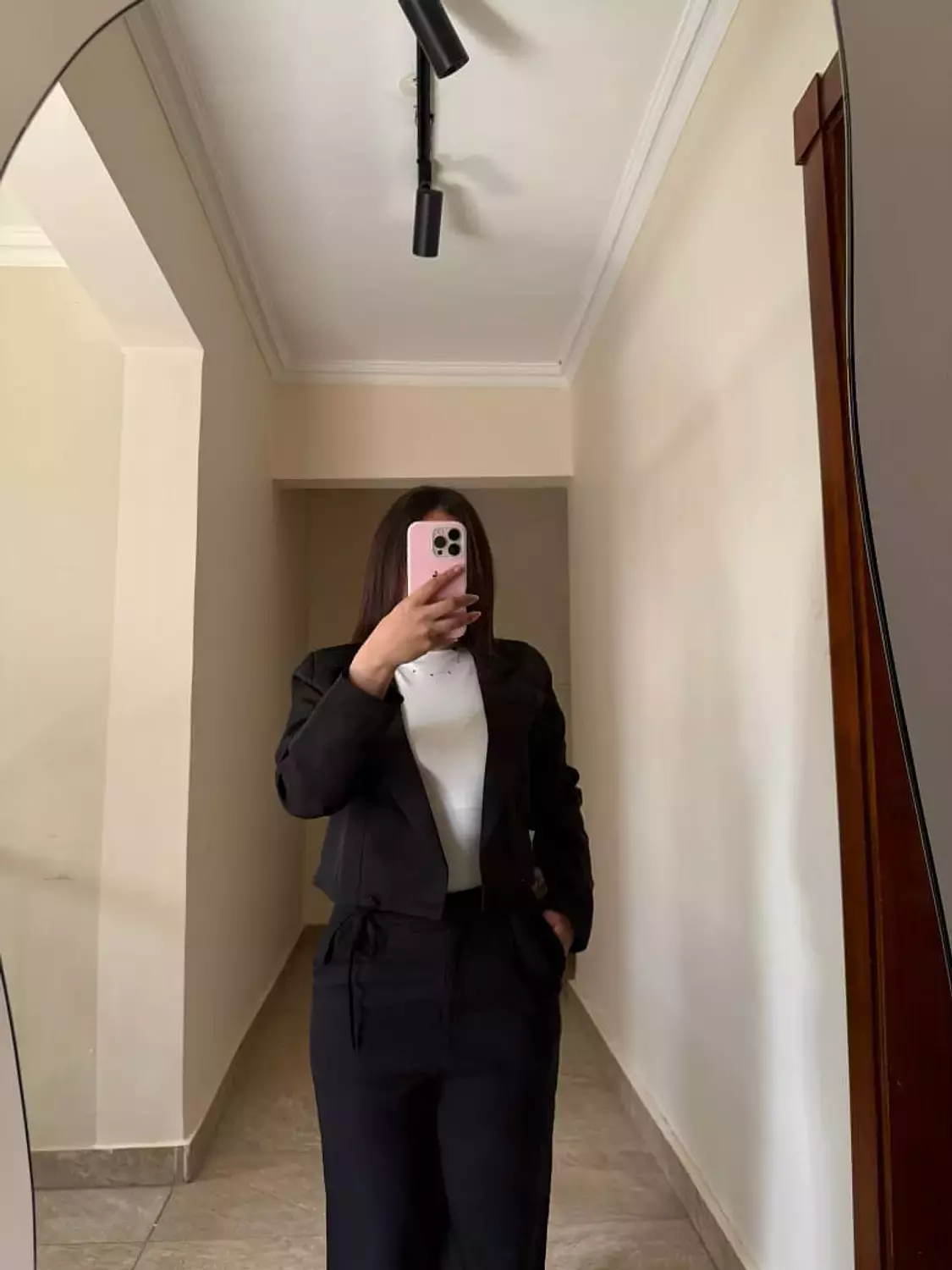 Cropped Blazer Black 3