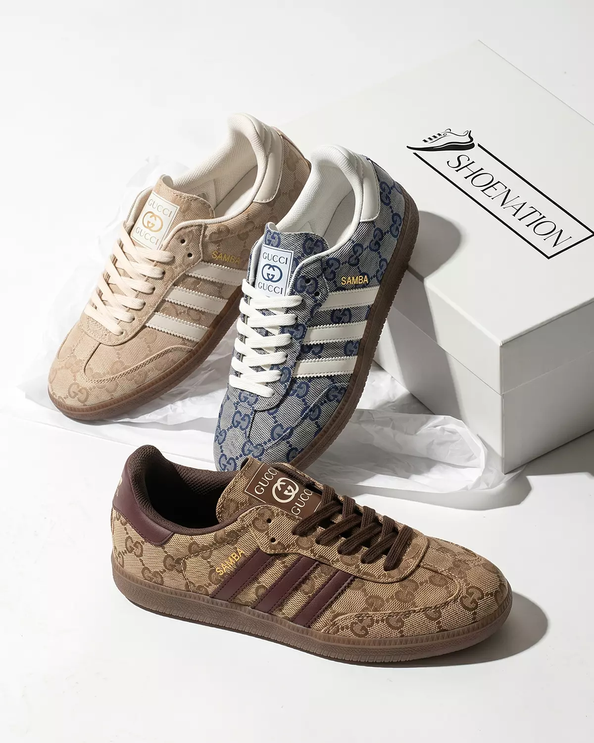 Women’s Samba Shoes – Gucci Print  image